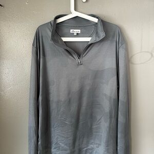 Peter Millar Steel Gray Pullover Camo